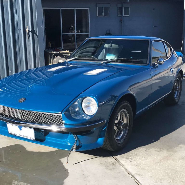 Nissan 240Z after being restored by Dave's Panel Worx